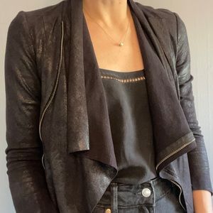 Zara Light Faux Leather Jacket